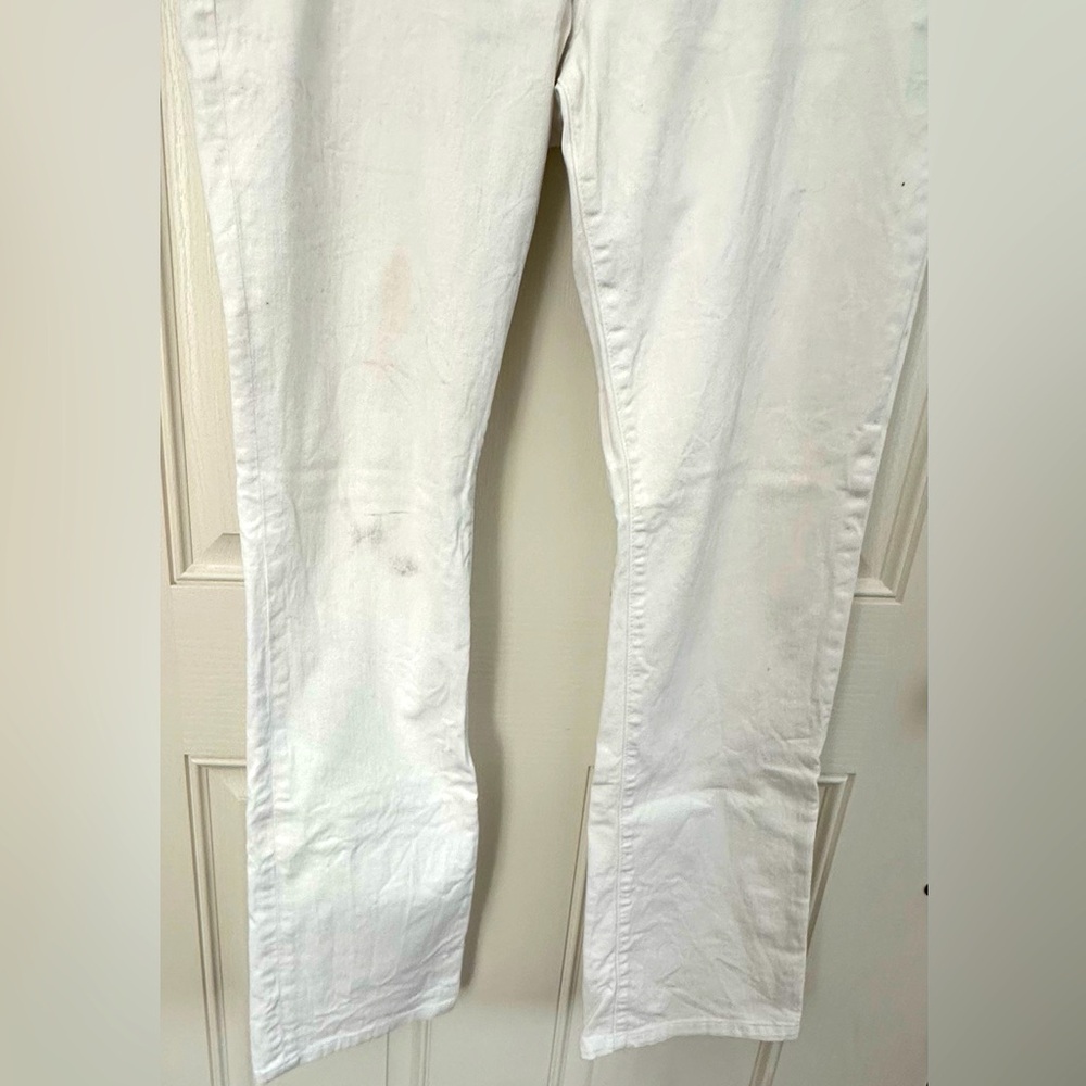 Hudson White Low-Rise Bootcut Jeans, 32 - Picture 7 of 9